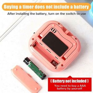 Minuteur de cuisine électronique avec grand écran LCD, minuteur de cuisson positif/négatif, rappel de minuterie, alarme sonore puissante - Product Image 2