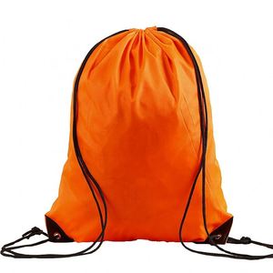 Byleading Free Sample Waterproof Polyester Rucksack Nylon Drawstring Backpack <b>Bag</b> Custom Logo - Product Image 3