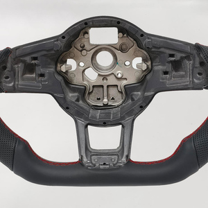 Volante Deportivo <span class=keywords><strong>de</strong></span> Cuero con Agarre Descubierto para VW Golf 7 MK7 GTI GTD GTE Polo Tiguan Touareg Passat CC - Product Image 4