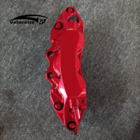 Kit de frein à disque haute performance 6 pistons rouge, fixation 4 trous, sur mesure pour VW Corrado, Honda City, Jazz GK, Civic FD, EG, EK, Toyota Camry, Raize