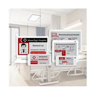 Smart Healthcare Large Color Epaper Eink Display ESL etichette elettroniche per scaffali farmacia digitale con software di telemedicina