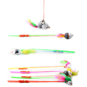 ไม้แหย่แมวของเล่นแบบโต้ตอบสำหรับสัตว์เลี้ยงพร้อมกระดิ่งความเบื่อ - Product Image 3