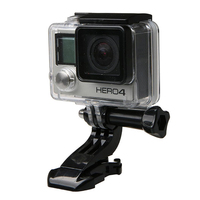 Base de fixation rapide à crochet en J pour mentonnière et sangle de poitrine de casque, compatible POV avec DJI Osmo Action, GoPro Hero, Insta360