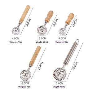 Cortador de Pastel de Aleación de Zinc, Rodillo para Pizza, Cuchillo para Galletas, <span class=keywords><strong>Molde</strong></span> para Repostería, Cortador de Galletas - Product Image 4