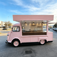Camion de restauration électrique personnalisé avec équipement de cuisine pour shawarma, idéal pour les services de traiteur mobile et la vente de nourriture de rue