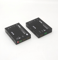 Extensor HDMI sobre Cat6 de 150m, Plug and Play, con HDBaseT, POC y RS232 Bidireccional, para Centro de Comando