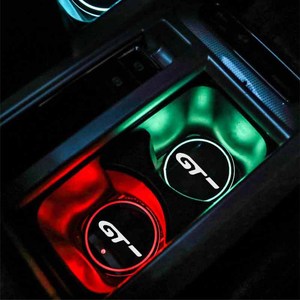 Support de dessous de verre de tasse d'eau de voiture lumineuse 7 lumière d'ambiance menée par voiture de charge d'USB colorée pour <span class=keywords><strong>Peugeot</strong></span> 3008 <span class=keywords><strong>GT</strong></span> <span class=keywords><strong>308</strong></span> 4008 5008 508 - Product Image 4