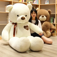 Boneka Beruang Teddy Raksasa 60cm Terbaru 2025, Bahan Kain Lembut Isi Kapas PP, Hadiah Pernikahan Bordir, Boneka Isi Dakron