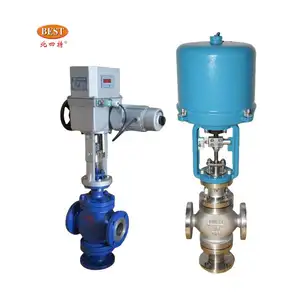 Valve Supplier T24 Electronic Electric 3 Way Diffluence T28 Electronic Electric Confluence 3 Way Flow Control Valve