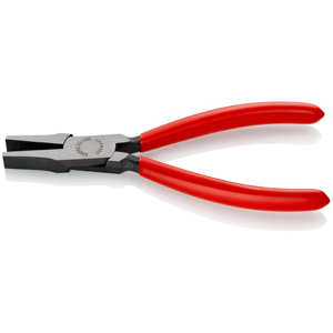 KNIPEX 20 01 160 Alicates de mecánico con puntas rectas y planas recubiertas de resina sintética atramentizada negra 160 mm - Product Image 2