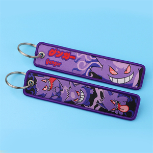 Vente en gros d'étiquette Pokemoned Anime porte-clés tissé lanière décoration de sac de voiture Anime - Product Image 4