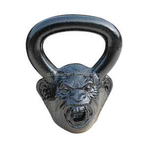<strong>Gym</strong> Fitness <strong>Equipment</strong> Cast Iron Monkey Head Animal <strong>Gorilla</strong> Competition Kettlebell - Product Image 2