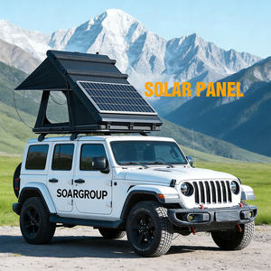 Fabrikpreis 4-Personen Leichtgewicht Slimline Dachzelt Aluminium Camping Auto-Dachzelt Hartschale Vier-Jahreszeiten Doppelschicht - Product Image 1