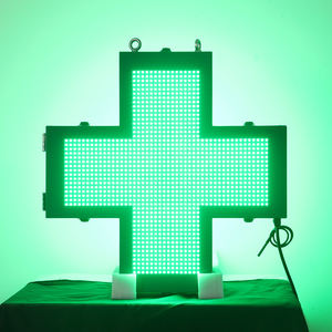שלט בית מרקחת חדש, זול יותר, לתכנות חיצוני, מסוג <span class=keywords><strong>SMD</strong></span> <span class=keywords><strong>LED</strong></span>, 48 ס\"מ, מיני, בצבע ירוק מלא, עם צלב - Product Image 3