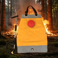 Pompe à eau portable pour la lutte contre les incendies forestiers, 5 gallons (20L/19L), avec réservoir d'eau pliable et pulvérisateur pour le contrôle des incendies forestiers