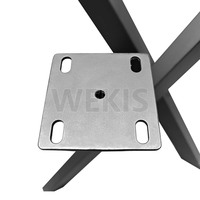Pieds de table en fer robustes WEKIS, capacité de 800 lb, pour établi industriel, bureau de studio, OEM ODM, directement de l'usine