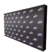 Affichage Personnalisé Tissu Tendu Pop-Up pour Exposition 20ft 10ft 8ft 3x4 Support de Bannière Courbe Droite Rétractable