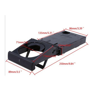 สำหรับออดี้ 4B0862534D ที่วางแก้วแบบพับเก็บได้ พลาสติก สำหรับ A6 1998-2005 - Product Image 2