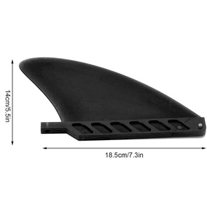 Aileron de planche de surf souple en TPU, 18,5 cm, universel, pour planches à pagaie, lacs et rivières - Product Image 1