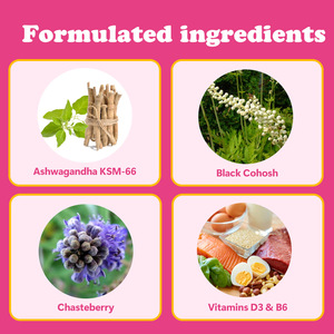 Produits Chinaherbs pour la ménopause Gommes d'équilibre hormonal pour la ménopause Suppléments pour femmes Gummy Hot Flash Night Sueurs - Product Image 6