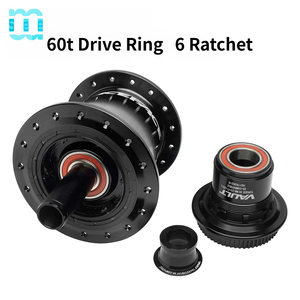 SeeMore ODM/OEM Mozzo Bici Boost per Freno a Disco 32 Fori Anteriore e Posteriore, Mozzo MTB con 6 Cricchetti, Mozzo Bici in Alluminio Ultraleggero - Product Image 2