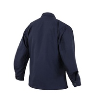 Bleu marine 65% Polyester 35% Coton Ripstop Combat Tactique Uniforme BDU Manteau