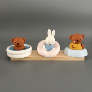 Diffuseur d'huiles essentielles en <span class=keywords><strong>pierre</strong></span> de plâtre Kawaii JOYC <span class=keywords><strong>Lapin</strong></span>, Boîte surprise, Désodorisant pour la maison, <span class=keywords><strong>le</strong></span> bureau et la décoration de bureau - Product Image 5