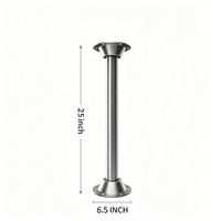 Pieds de table de camping OEM ODM FUTU à installation facile, conception anti-desserrage, résistants aux chocs routiers, pour camping-car, yacht, bateau, table à manger