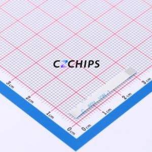 JS05A-06P-030-3-4 FFC Cable (Flexible Flat Cable) P=0.5mm Connector 6P 0.5mm 0.3mm Non-Inverting - Product Image 1