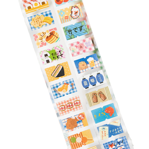 Ruban Adhésif Activé par l'Eau Simple Face Série Patchwork Déstructuré <span class=keywords><strong>1</strong></span> Rouleau Matériau Salt Handbook Décoration <span class=keywords><strong>en</strong></span> Boucle PET Haute Imperméabilité - Product Image 1