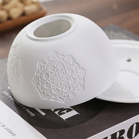 Table d'aromathérapie de haute qualité cadeau décoratif bougeoir photophore en porcelaine personnalisé pour la décoration intérieure