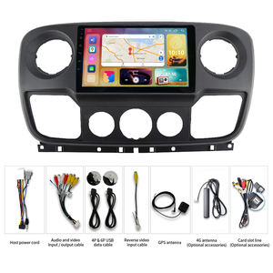 Henmall voiture Android cadre stéréo pour <span class=keywords><strong>Renault</strong></span> <span class=keywords><strong>Master</strong></span> 2015 voiture vidéo FM BT autoradio GPS WIFI lecteur DVD - Product Image 5