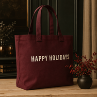 Sacchetto Natalizio in Tela Vuoto per Sublimazione con Coulisse, Articoli Pronti per la Vendita, Supporta Stampa Personalizzata Completa per Creatori di Merchandising