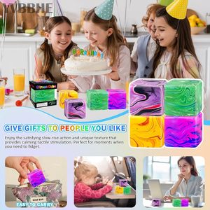 Fidget Cube Giocattoli Antistress Morbidi Palline Antistress per Bambini e Adulti Sollievo dall'Ansia Palla di Maltosio Giocattolo Sensoriale per ADHD Autismo - Product Image 6