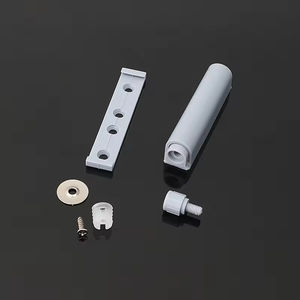 Poignée dissimulée en plastique à mécanisme de poussée, quincaillerie de porte à fermeture douce au design moderne pour cuisine, hôtel, appartement - Product Image 5