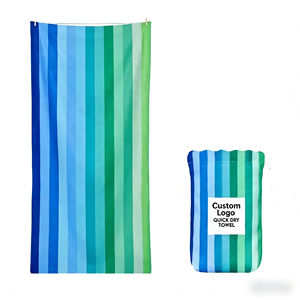 Hot-selling Soft Quick Dry <b>Microfiber</b> <b>Beach</b> <b>Towel</b> Sand Free Ultra Absorbent Lightweight Travel Custom Size Logo - Product Image 1