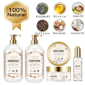 Ensemble de Soins Capillaires Professionnel : <span class=keywords><strong>Shampoing</strong></span> et Après-<span class=keywords><strong>Shampoing</strong></span> Anti-Pelliculaire et Réparateur à la Biotine, Kératine, Romarin et Huile d'Argan <span class=keywords><strong>pour</strong></span> la Croissance <span class=keywords><strong>des</strong></span> Cheveux, Marque Blanche en Gros - Product Image 3