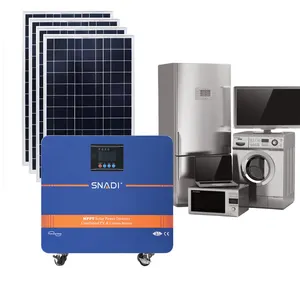 Outdoor-Solar kraftwerk ganzes Haus Strom versorgung tragbare Lifepo4-Batterie netz unabhängige Solargeneratoren Kit mit Panel