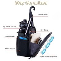 Sac de sport magnétique mini puissant, plusieurs styles en stock, pochette personnalisable avec logo, pochette de luxe pour fitness, plusieurs styles, compartiment pour bouteille d'eau