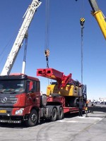 Nouvelle foreuse rotative sur chenilles SR205C10 avec diamètre de poteau de 1800 mm et moteur de 212 kW pour projets de fondations profondes