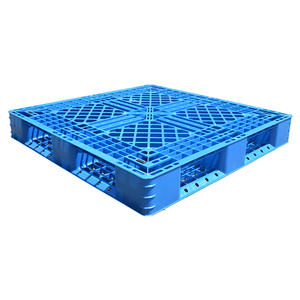 Tugas Berat 1200x1000mm Dek <span class=keywords><strong>Jala</strong></span> Biru Bahan PP Palet Eropa Masuk 4 Arah Ramah Lingkungan Untuk Pengunaan Pengemasan Logistik - Product Image 2