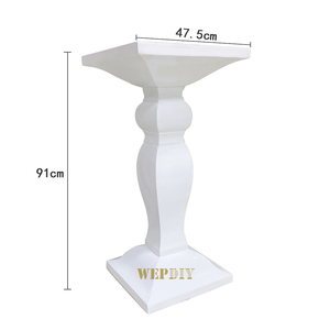 Elegant Wedding Decoration White Glass <strong>Flower</strong> <strong>Vase</strong> 91cm Tall Table Centerpiece Stand - Product Image 5