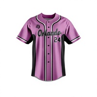Maillot de baseball sur mesure en gros, 100% polyester, durable, léger, respirant, séchage rapide, imperméable, prix abordable