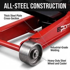 Gato hidráulico de doble pistón de 3 toneladas con certificación CE GS, altura máxima de 500 mm, fabricado <span class=keywords><strong>en</strong></span> Zhejiang - Product Image 2