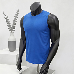 Mens Mesh Tank <b>Top</b> Sleeveless Workout <b>Vest</b> Quick Dry Breathable Training Shirt Gym Sports Wear - Product Image 5