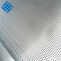 Fabrication de tôle micro perforée antidérapante 0.5mm de diamètre à trou rond finition galvanisée plaque perforée en acier inoxydable