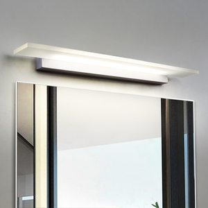 Wholesale IP44 Anti-fog <b>LED</b> Bathroom Vanity Light Modern Over <b>Mirror</b> <b>Wall</b> Light Fixture Simple Interior Decorative <b>Mirror</b> Lamp - Product Image 1