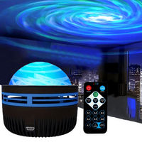 Lampe de projection spirale RGB pour chambre à coucher, effet ciel céleste romantique, nuages tourbillonnants, flamme, nébuleuse, vague tourbillonnante, décoration d'ambiance, veilleuse