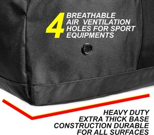 Mochila de Lacrosse de Muestra Gratuita, Bolsa para Equipo de Hockey sobre Césped con Dos Soportes para Palos y Compartimento Separado para Tacos - Product Image 3