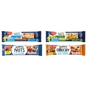 Barre de noix à haute teneur en protéines, sans sucre ajouté, faible en glucides, noix de coco et amandes, barre de noix, collation pour l'heure du thé, remplacement de repas - Product Image 1